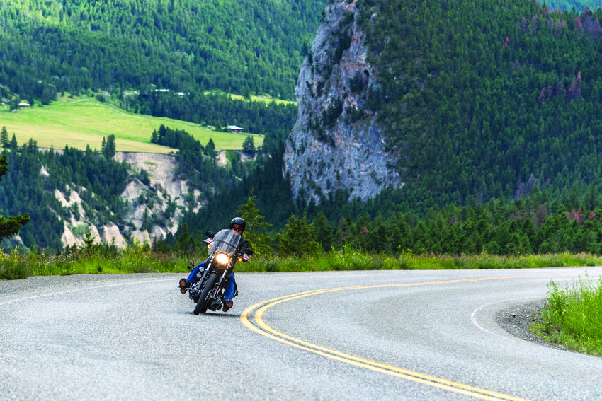 motorcycle touring in the Cariboo Chilcotin Coast