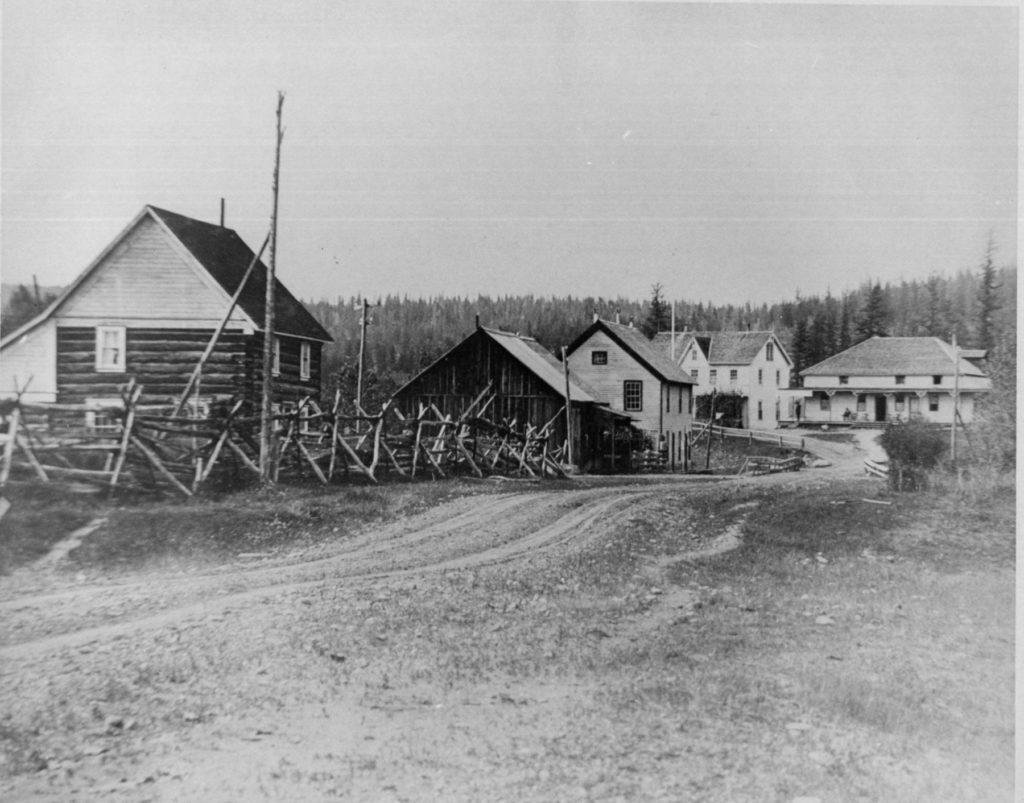 Gold Rush Era photo of 150 Mile House. 