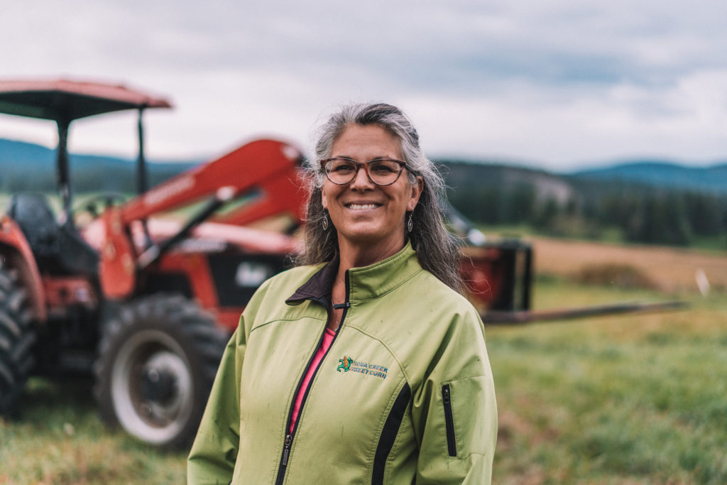 Linda Kauffman from Soda Creek Sweet Corn