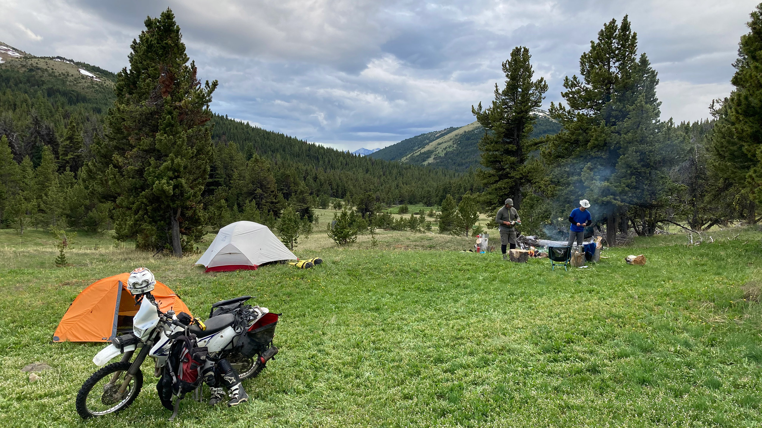 Dual sport motorcycling road trip