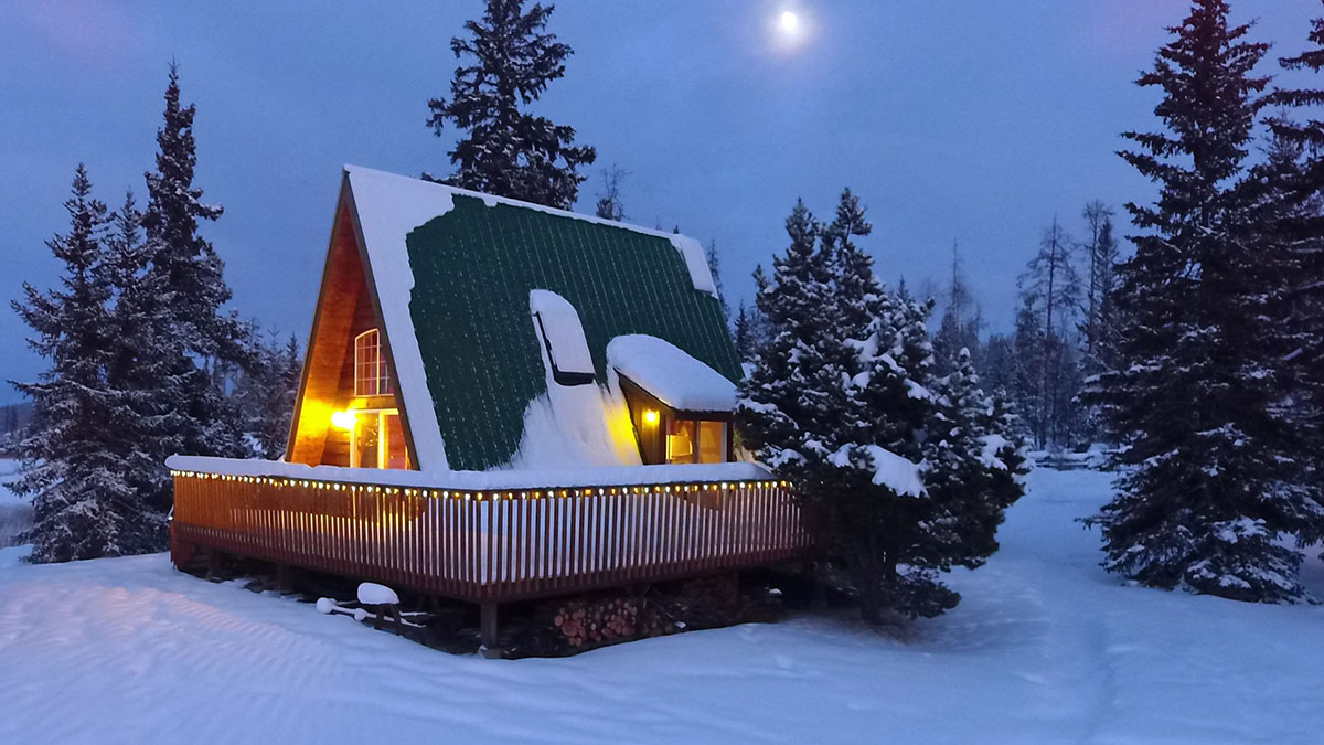 winter cabins bc