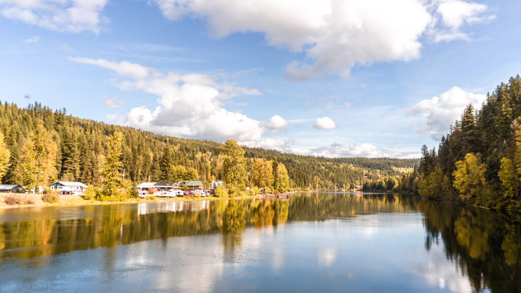 quesnel river fall